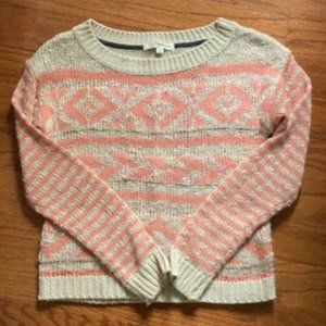 Rewind Aztec Print Sweater